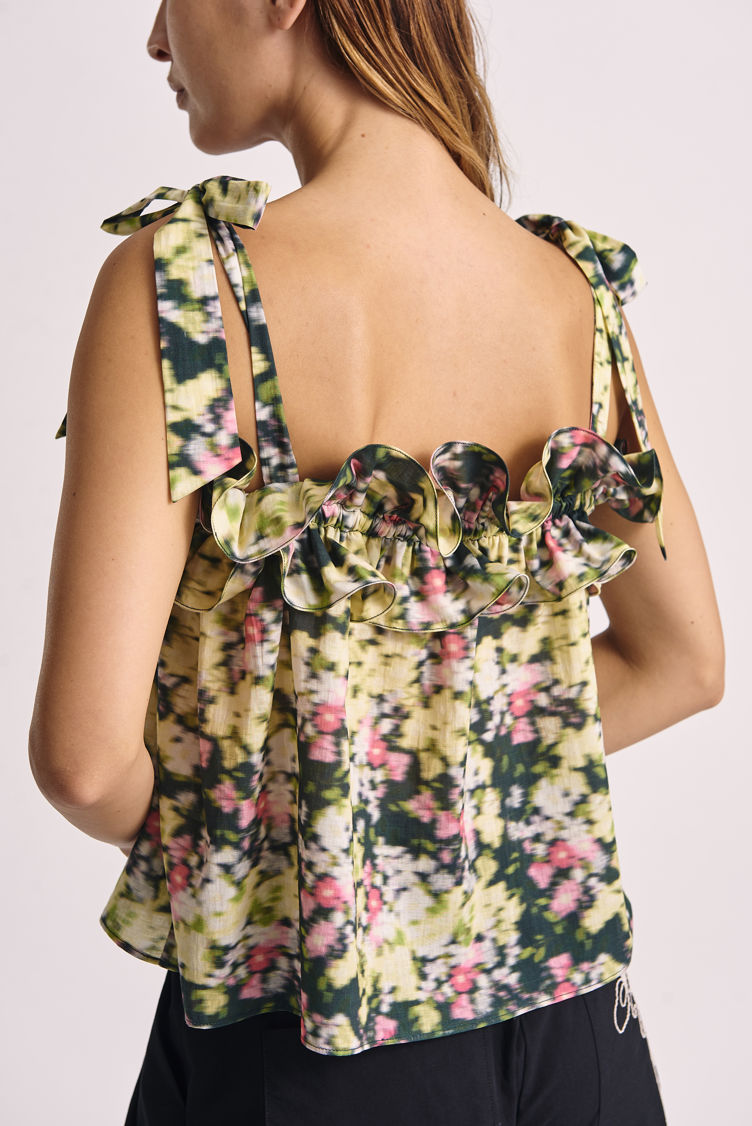 Hofmann Copenhagen Rose Top-Lemonade Print